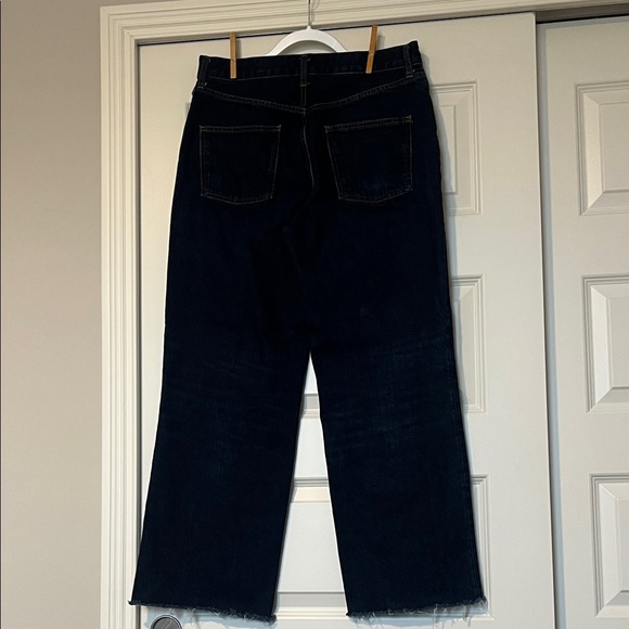 Zara Dark Blue Flare Jeans - Picture 5 of 7